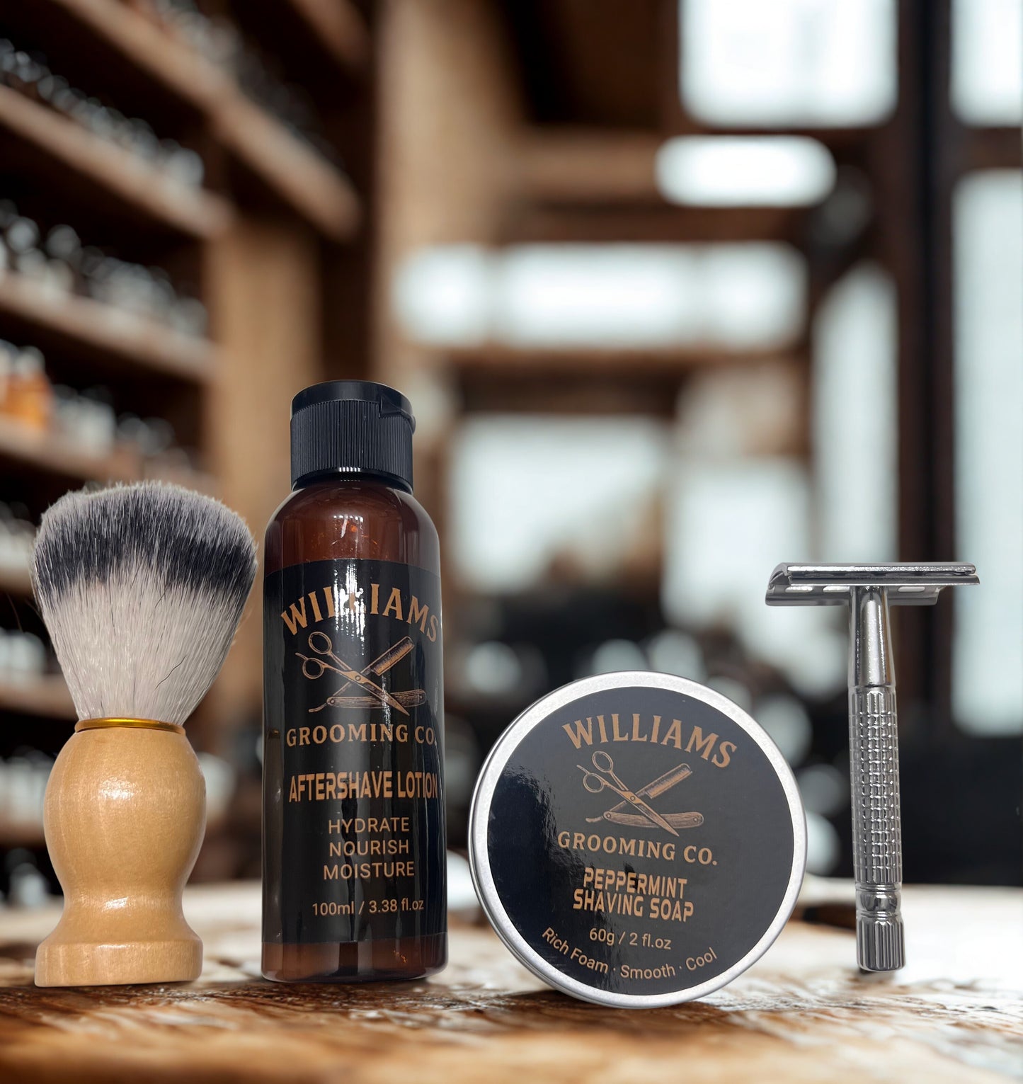 Premium Shaving Kit – Complete Men’s Wet Shave Set