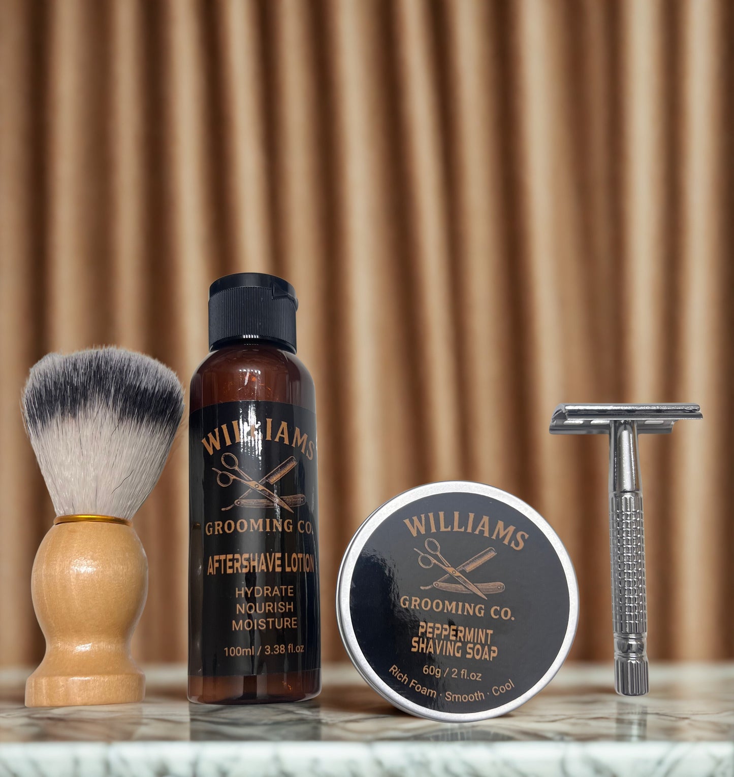 Premium Shaving Kit – Complete Men’s Wet Shave Set