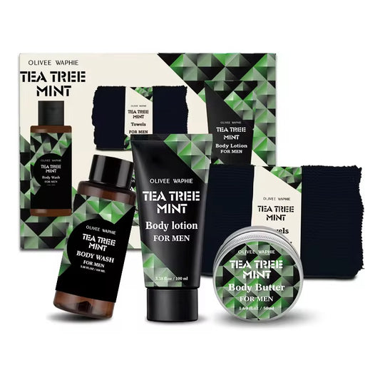 Tea Tree Mint Complete Men’s Grooming Set