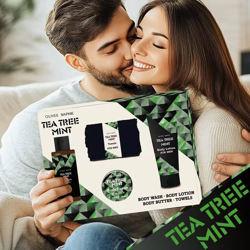 Tea Tree Mint Complete Men’s Grooming Set